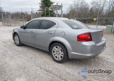2014 Dodge Avenger Se from USA, damaged, VIN 1C3CDZAB6EN169296